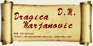 Dragica Marjanović vizit kartica